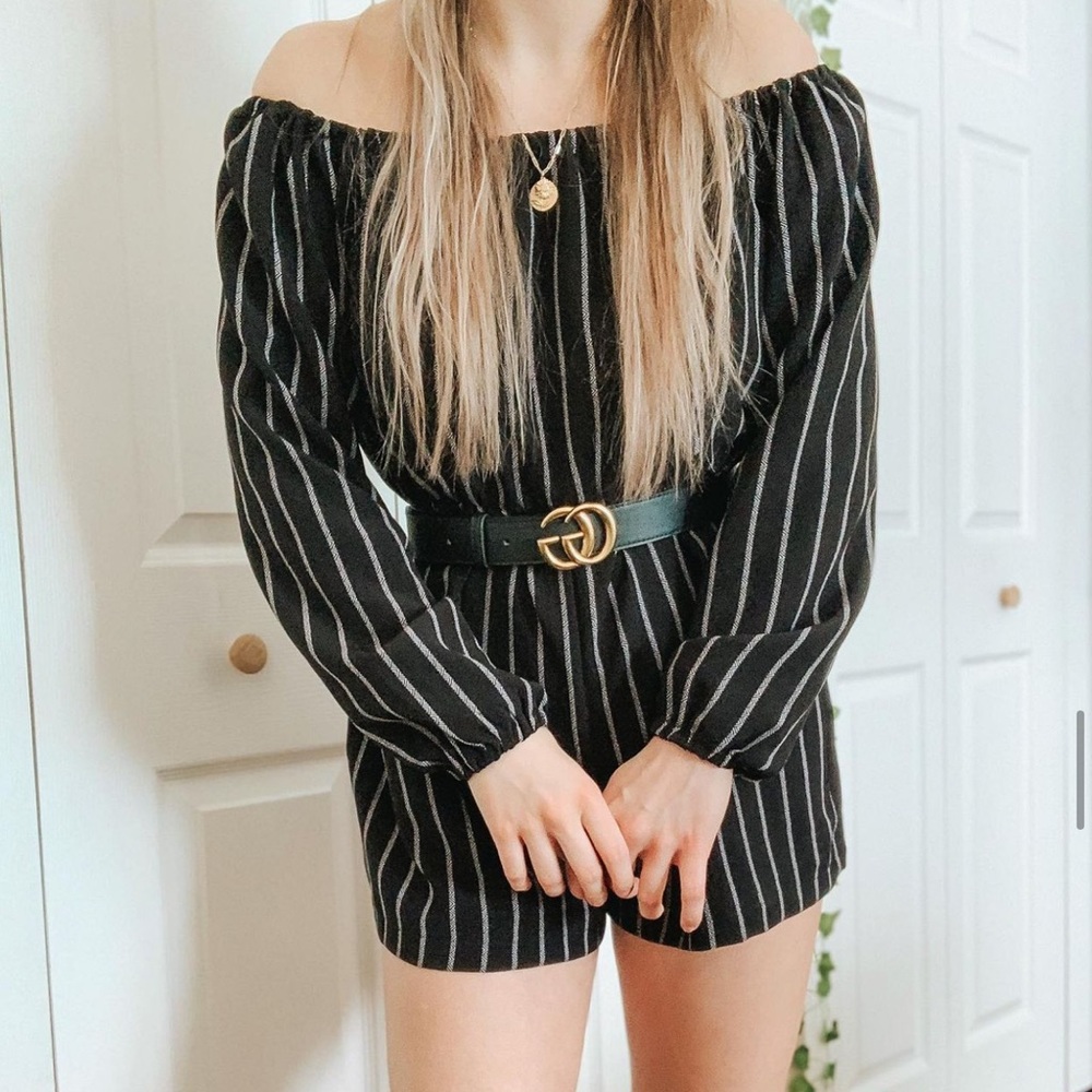 Boohoo Off The Shoulder Romper